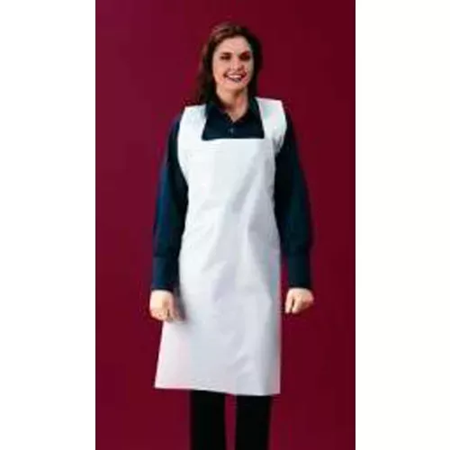 1 Mil Polyethylene Apron, White, 28" x 46", 100/Bag