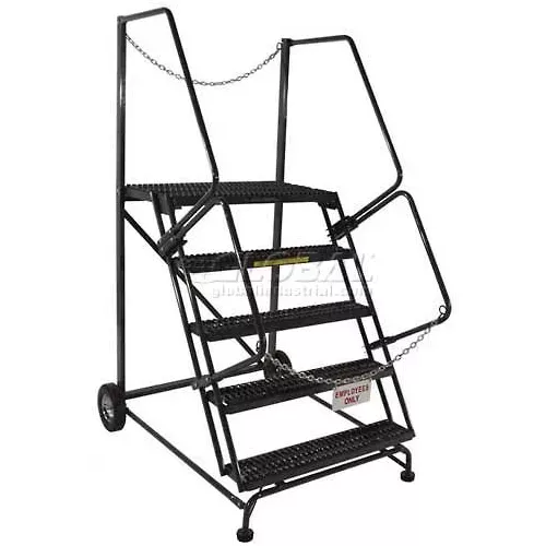 5 Step Steel Truck/Dock Access Ladder - 44" x 53" Base - TA-5-36